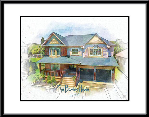 A&E Framed Print